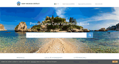 Desktop Screenshot of case-vacanza-sicilia.it